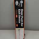 suermany Commercial Door Push Bar Panic Exit Device with Exterior Lever, 80cm/ 31.5” Stainless Steel Panic Bars for Exit Doors, Emergency Exit Panic Door Hardware for 31"-47" Wood Metal Door