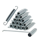 5.5-7 Inch Trampoline Springs Heavy Duty Stainless Steel Replacement Spring, Set of 16