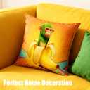 Christmas Decorations Italian Brainrot Pillow Covers Set of 4 Double-Sided Print Christmas Pillow Covers 18"x18" Holiday Decor Throw Cushion Case Set of 4 Itlian Brainrot Home Decorations for Home