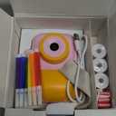 Instant Camera for Kids with Print Paper, 1080P HD Kids Camera Instant Print with 32GB SD Card, Girls Toys for Ages 5-7, Birthday Gifts for 5 6 7 8 9 Year Old Girls (Pink)