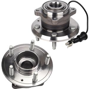 Autoround 512358 Rear Wheel Bearing and Hub Assembly Fit for Chevy Equinox & Pontiac Torrent & Suzuki XL 2007-2009, Saturn Vue 2008-2010, Chevrolet Captiva Sport 2012-2015, 5 Lugs w/ABS Pair