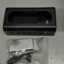 QIBOX Anti-Theft Video Doorbell Mount Compatible with Video Doorbell 4/3/3 Plus/2/1/(2020 Release), Adjustable No-Drill Mounting Bracket Wedge Adapter Holder Accessories for Home Rentals Office Room (Black)