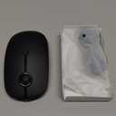 Type C Wireless MouseVssoplor USB C Rechargeable Portable Quiet Laptop Mouse USB and Type C Receiver Dual Mode Mice for PC, Laptop, MacBook, Tablet-Black