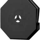 Vinyl Siding Mounting Block, Siding Mounting Block, 130110006001 Octagon Mount Block, Mounting Plate for 1/2 inch Lap and 4 inch Height Siding, Black (1 Pack)