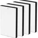 4 Packs F2 A2 True HEPA Replacement Filter Compatible with 3M Filtrete Room Air Cleaner Purifier Models FAP-C02-A2 FAP-C03-A2 FAP-T03-A2 FAP-C02WA-G2 FAP-C03BA-G2 FAP-T03BA-G2 FAP-SC02N