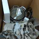 Cuisinart 12-Piece Cookware Set, MultiClad Pro Triple Ply Stainless Steel Cookware Set, Heat Surround Technology, Cool Grip Stick Handles, Oven Safe Up to 500F, MCPS-12N, Silver