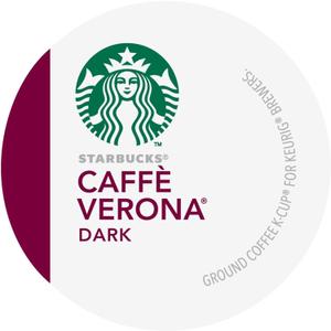 Starbucks Single-Serve Coffee K-Cup, Caff Verona, Carton Of 24