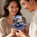 Happy Anniversary Card, 3D Gold Glitter Anniversary Pop Up Card with Envelope for Wife from Husband for Romantic Wedding Gifts