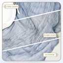 Le courant 3 Pieces Cheesecloth Table Runner Mothers Day 10Ft Cheese Cloth Gauze for Boho Rustic Wedding Baby and Bridal Shower, Birthday Party Table Decor , Home Decorations Dusty Blue