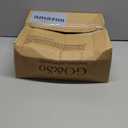 GOSO 14 Inch Square Drum Lamp Shades Set of 2 Large, Cream Peach Lamp Shade for Floor Lamps Table Lampshade Replacement,12x14x10 IN (Spider) Natural Fabric Faux Silk Elegant & Art Deco -Easy Assembly