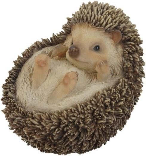 Hi-Line Gift Ltd Hedgehog on Back Statue
