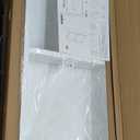 Recessed Wall Niche for Shower Room Storage,Double-Layer Shelves,Wall Insert Tile Ready,Stainless Steel(White, 24 * 12 in)