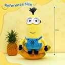 MINISO 10" Minions Stuffed Animals Plush Toys (Kevin) Kawaii Soft Cute Sleeping Plushies Bedding Pillow for Kids Toddler Toys Boys Girls