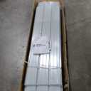 4x7 FT Outdoor Storage Shed,Lean to Lockable Metal Garden Shed Steel with Reinforced Beams,All Weather Waterproof Storage House W/Lockable Door&2 Air Vents,for Backyard,Patio,Lawn,Garden,White