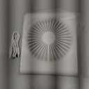 JISULIFE Small Desk Fan, Portable Travel with 2000mAh Battery, USB Rechargeable Folding Design for Flexibility, Strong Quiet Wind with 4 Speed Modes, Ideal Gifts for Office/Home/Camping - White