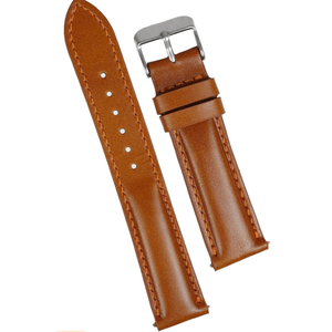 Vintage Leather Watch Band Quick Release Leather Strap For Men Women Handmade Extra Soft Watch Wrist Band Elegant Replacement Stainless Steel Strap 18mm 19mm 20mm 21mm 22mm