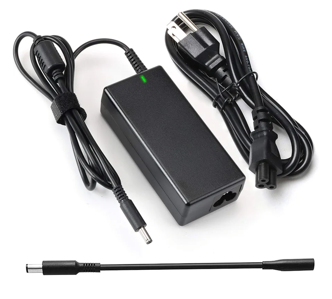 65W AC Charger for Dell Inspiron 15-7000 15-5000 15-3000 17-7000 17-5000 17-3000 13-7000 11-3000 2 in 1 Series 3558 3181 5100 5535 5555 5558 5559 5567 XPS 9350 9360 la65ns2-01 Charger Laptop Power