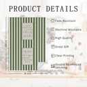 Christian Jesus Kitchen Towels, Green Striped Bible Verse Decorative Hand Tea Towels for Bathroom, Praise God from Whom All Blessings Flow Religious Dish Towel Dishcloth, 16x24 Inch