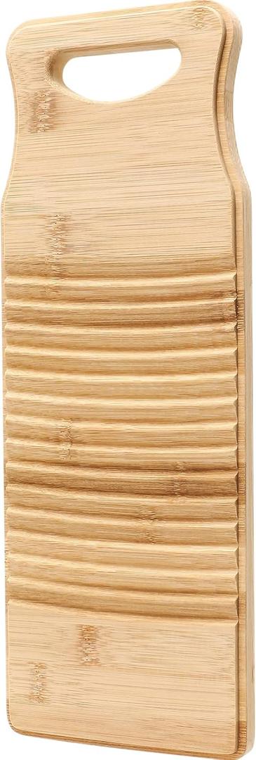 Wash Board, Household Washboard for Hand Washing Clothes, Wooden Handwash Laundry Scrub Board Laundry Supplies
