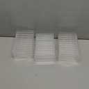 Wenqik 30 Pcs Audio Cassette Storage Cases Plastic Cassette Tape Cases Blank Voice Recording Cassette Tape Holder Clear Music Casette Box Organizer Audio Cassette Storage Products for Art Collection