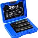 10 Spline Lug Nut Key Set, Thick Wall Spline Socket Set for Wheel Lug Nuts Removal, TA20-17/19, TA20-19/21, TA23-21/22,CR-MO (3 Piece Set)