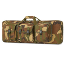 DULCE DOM 32 inch Double Rifle Case Soft Bag Gun Case, Perfect for Rifle Pistol Firearm Storage and Transportation, All Around Shooting Range Tactical Rifle Backpack, Indoor Outdoor