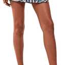 SweatyRocks Women's Sequin Short Skirt Zebra Striped Lace Up Mini Party Skirts (Small)