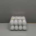JOYIN 24 Pcs 2.36" Easter White Wooden Eggs, Unpainted White Wooden Fake for Kids DIY Paint Your Own Egg Decor, Easter Craft, Hunt, Basket Stuffers