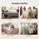 Bedsure Queen Sheet Set - 4 Pieces Soft Queen Size Sheets - Breathable & Cooling - Hotel Luxury - Easy Care Polyester Microfiber Bedding for Women, Men, Bright White