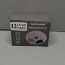 12 Pack Replacement Filters Compatible with Catit Flower Fountain/Stainless Steel, No Plastic Case, 40% More Activated Carbon, Dual-Action Design