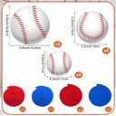 3 x 54 Pieces Baseball Party Hanging Swirls Decorations Sports Balls Garland Foil Ceiling Wall Hanging Cutouts for Baseball Theme Party Baby Shower Birthday Decoration Supplies