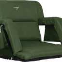 Vandra Arc - Scandinavian Stadium Seat with Back Support & BenchLock - Wide Padded Bleacher Chair with Cushion & Arc Recline Arm Rest for Bleachers