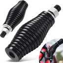 Benlari 2Pcs Whip Lights Spring Mounting Base,Heavy Duty Barrel Spring Mounting Base, LED Whip Light Spring Base Quick Release Fit for ATV UTV Fiberglass CB Antennas, Center Load Antennas