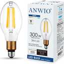 ANWIO LED ED28 Filament High Brightness Bulb, 26W(300W Incandescent Equivalent) Nondimmable 4000K Neutral White Light with E26 Base, 4000Lm Alternative for HID/HPS/Metal Halide Bulb