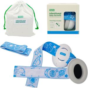 Baby Noise Cancelling Headphones  ANSI & CE Certified Ear Protection for Infants & Toddlers (0-36 Months) (Blue)