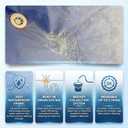 Patient Washing Sheet with Drainage Hose - Waterproof Bed Pad & Portable In-Bed Shower Bathing Kit for Bedridden, Elderly & Disabled - Reusable Medical Basin & Caregiver Aid