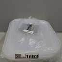 Unomor 1set Stainless Steel Deep Baking Pan Lid Airtight Food Storage Container for Baking Roasting Steaming for Bbq Desserts Fruits and More