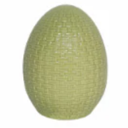 Holiday Home Ceramic Egg Green, 6.1