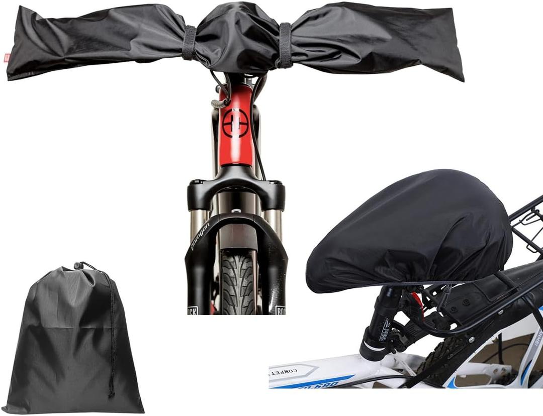 E-Bike Handlebar & Seat Cover - Waterproof Protection, Transport & Weather Resistant