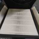 Quiet HEPA Air Purifier for Bedroom and Home, ECOSELF Air Purifier for Large Rooms up to 2400 Ft with PM2.5 Air Quality Display, 20dB Sleep Mode for Office Living Room (Silver)