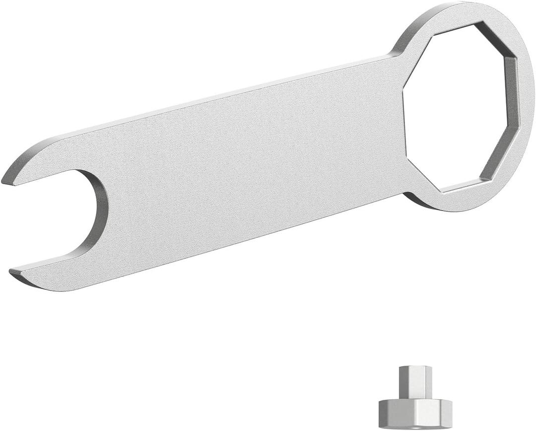 Dual Chamber Fork Cap Wrench Tool, Compatible with 2005-2025 Dirt Bike Front Suspension, Fits YZ250F / YZ450F / YZ250, 49mm Outer Cap & 35mm Inner Cap Removal Tool