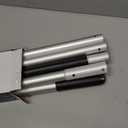 POOLAZA Pool Pole Dual-Handle, Anodized Aluminum Pool Skimmer Pole, Detachable & Telescopic Pool Pole Up to 10.5 Ft, Portble Pool Poles for Cleaning Suitable for Pool Skimmer, Vacuum Head, Brush Etc.