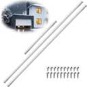 16 Ft Garage Door Strut, Reinforcement Kit, Hurricane, Storm and Snow Support Top Brace Kit, Professional Design, Easy Installation, Suitable for DIY Enthusiasts,Hurricane-Resistant Brace Kit