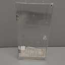 Necklace Holder, Acrylic Jewelry Organizer with 24 Hooks, Rotation Clear Necklaces Pendant Display Case Stand, Dust-proof Velvet Tray Hanging Rack Storage for Earrings Rings