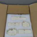 7-Pack Pillar Candles - Soy Wax Handmade Ribbed Candles for Home Decor, Housewarming Gift, Shelf & Table Decor - Aesthetic Modern Candles Set (White)