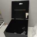 Acrylic Donation Box, 10" X 10" X 10" Ballot Suggestion Box with Lock & 2 Keys, Raffle Voting Box with Slot for School Conference Fundraising (Black)