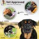 Mayerzon Dog Muzzle, Breathable Basket Muzzles for Small, Medium, Large and X-Large Aggressive Dogs Beagle German Shepherd Doberman, Cage Mouth Guard Stop Biting Chewing for Grooming Training