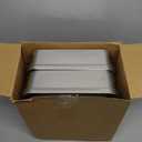 Umigy 4 Pcs Stainless Steel Food Containers 2400ml Metal Bento Lunch Box Stainless Steel Food Storage Containers, Lockable Clips to Leak Proof, Reusable Dishwasher Snack Boxes for Work