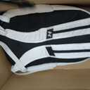 Under Armour Unisex-Adult Hustle 6.0 Backpack, (100) White/White/Black, One Size Fits Most