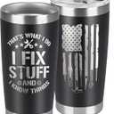Father's Day Gifts for Dad, Men, Husband, Grandpa, Mechanic Father, Handyman - Mens Birthday Gift Ideas, Gifts for Dad for Birthday, Fathers day, Christmas, Keeps Drinks Hot or Cold, 20oz Tumbler